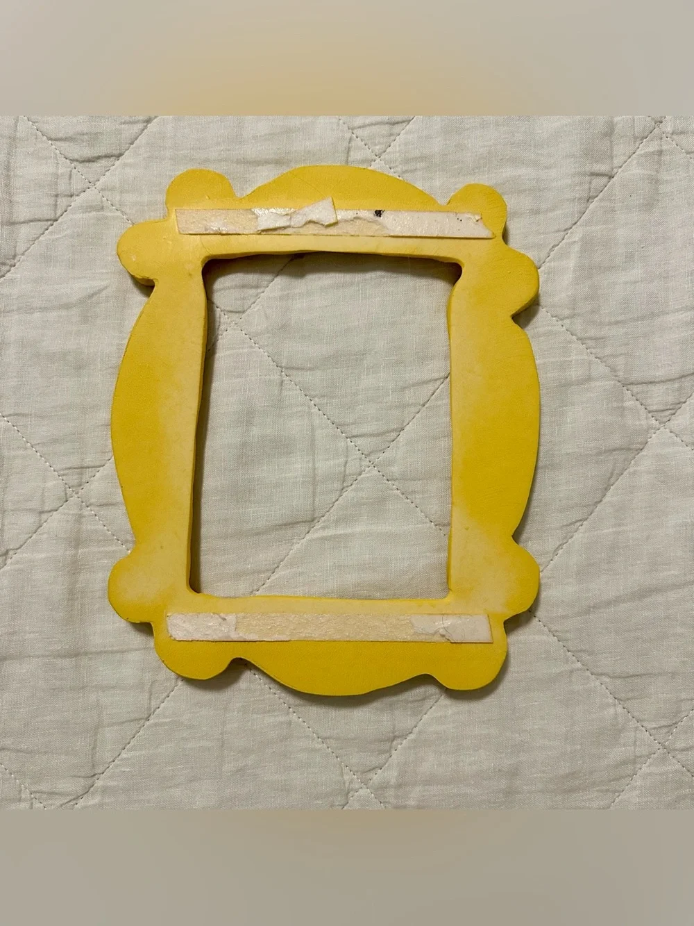 Friends TV Show Yellow Resin Peep Hole Frame